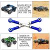 Adjustable Stainless Steel Turnbuckles Set/Camber Links with Rod Ends Set for 1/10 Traxxas Slash 4X4 2WD /Rustler 2WD 4X4/Hoss 2WD 4X4/ Stampede 2WD 4X4/Bandit 2WD 4X4/ Upgrades Parts(Navy Blue) view 2