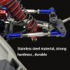 Adjustable Stainless Steel Turnbuckles Set/Camber Links with Rod Ends Set for 1/10 Traxxas Slash 4X4 2WD /Rustler 2WD 4X4/Hoss 2WD 4X4/ Stampede 2WD 4X4/Bandit 2WD 4X4/ Upgrades Parts(Navy Blue) view 3