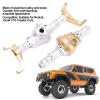 Dilwe RC Front Rear Axle Housing, Aluminum Alloy Front Rear Axle Housing Shell Compatible with Redcat Gen8 1/10 RC Car view 2