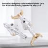 Dilwe RC Front Rear Axle Housing, Aluminum Alloy Front Rear Axle Housing Shell Compatible with Redcat Gen8 1/10 RC Car view 3