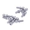 10pcs RC Aluminum Alloy Ball Link Track Rod Ball Screw Link Rod Shock Absorber End Compatible with TT01 TT02 RC Car(Sliver) view 2