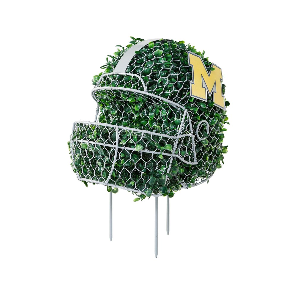 FOCO NCAA College Football Helmet Topiary Figure, Team Color, One Size