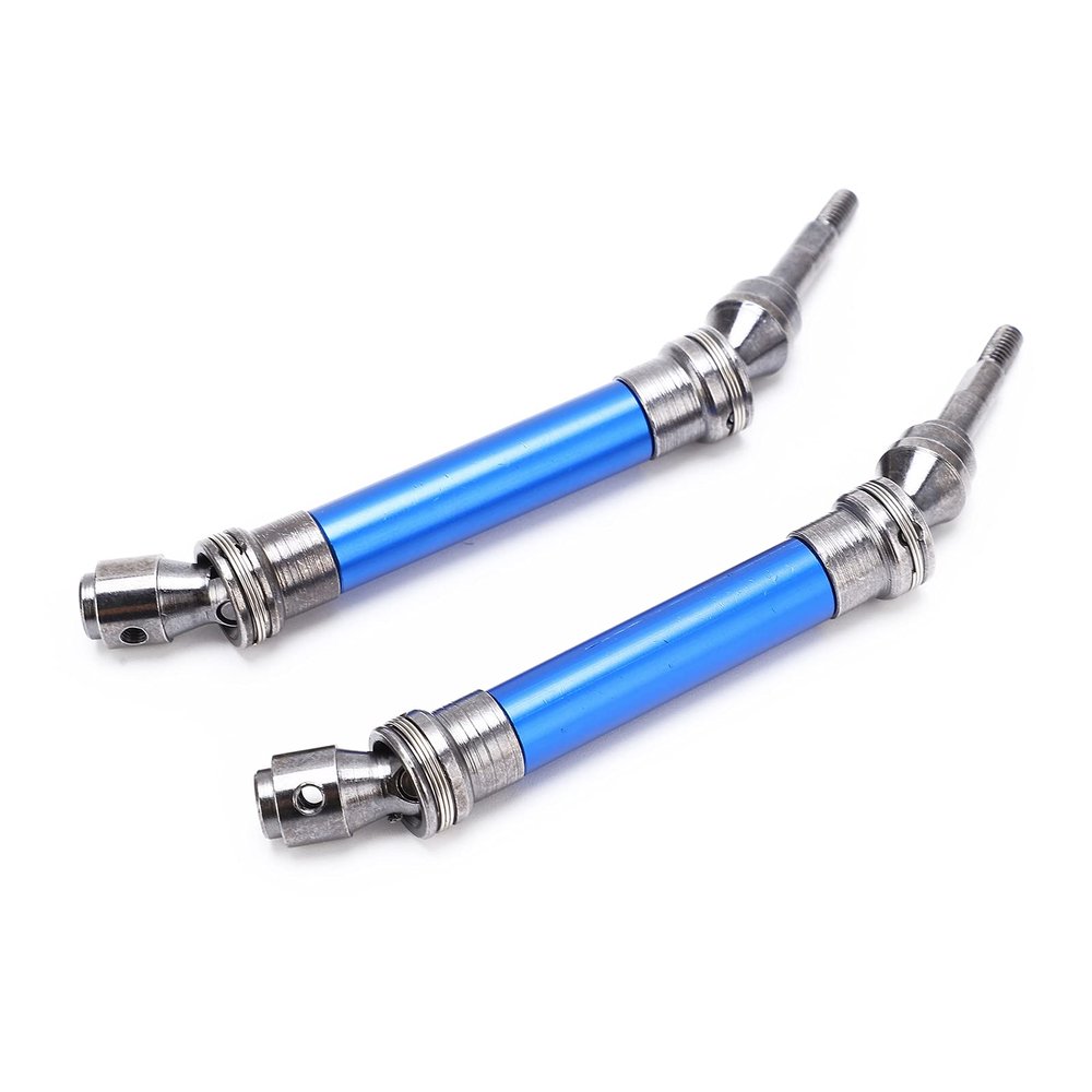 Front Drive Shaft,Detachable Assembly Shaft Assembly Replacement for Rustler Vxl 4x4 4wd 1/10 RC Car(Blue) Car Model Accessory