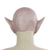 XYHJK Halloween Alien Devil Latex Mask-Big Ears Demon Headgear-Scary Old Zombie Mask Haunted House Dress up Props (Color : White) view 4