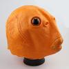 XYHJK Unique Comedy Latex Mask Funny Green Fish Headgear Face Funny Latex Headgear Happy Game (Color : Yellow) view 1
