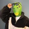 XYHJK Unique Comedy Latex Mask Funny Green Fish Headgear Face Funny Latex Headgear Happy Game (Color : Yellow) view 4