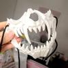 XYHJK Halloween Mask Horror Grimace Mask Haunted House Scary Props (Color : White) view 1