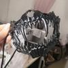 XYHJK Halloween Mask Horror Grimace Mask Haunted House Scary Props (Color : Black) view 3