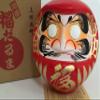 KUMI Japanese 8" H Red Wish-Making Doll Good Luck Success/Made in Japan view 2