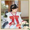 AINIFU Fairy Hanfu Dresses Chinese Style Princess Dresses Long-Sleeve Performance Costumes for Girl 4-16 Years Pink view 2