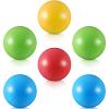 Civaner 6 Pieces Multi Colored Plastic Replacement Balls Small Bulldozer Popper Toy Balls 1.75 Inch Soft Crush Proof Air Filled Ocean Ball for Toddlers (Classic) view 1