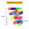 dervea 20 Pack Ribbon Dancing Wands Party Favors for Kids, Rainbow Birthday Decorations, Princess Party Supplies, Girls Party Games, Gymnastics Goody Bag Stuffers (Rainbow) view 4