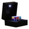 ibasenice Cube of Light Optical Glass Crystal Prop Optical Decor Optical Prism Ornament Decorative Prism Physical Prism Tabletop Decoration Square Prism view 1