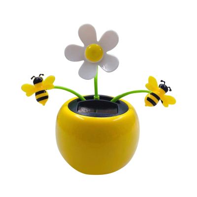 Solar Dancing Flower, Exquisite Design Dashboard Accessories Toy Plant Solar Toy, Car Ornaments, Dancing Flower for Desk and Car Dashboard Decor