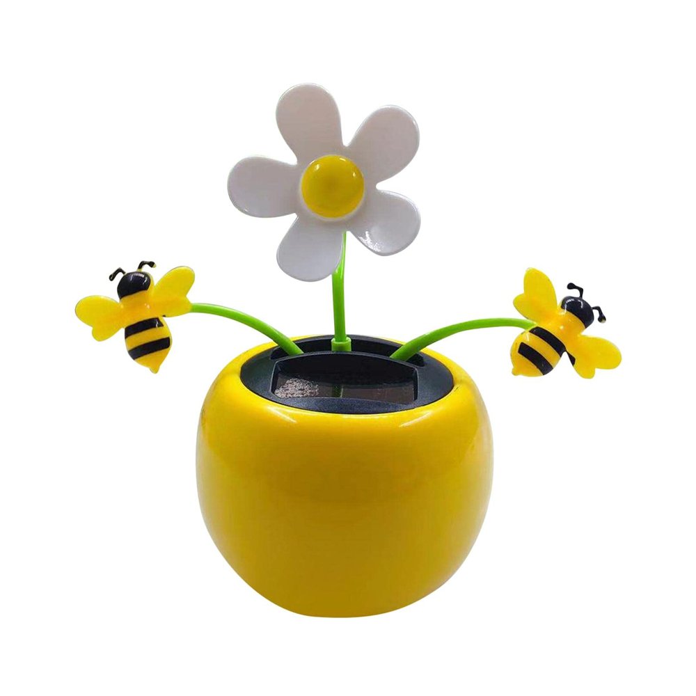Solar Dancing Flower, Exquisite Design Dashboard Accessories Toy Plant Solar Toy, Car Ornaments, Dancing Flower for Desk and Car Dashboard Decor