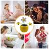 Solar Dancing Flower, Exquisite Design Dashboard Accessories Toy Plant Solar Toy, Car Ornaments, Dancing Flower for Desk and Car Dashboard Decor view 3