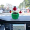 Solar Dancing Flower, Exquisite Design Dashboard Accessories Toy Plant Solar Toy, Car Ornaments, Dancing Flower for Desk and Car Dashboard Decor view 3