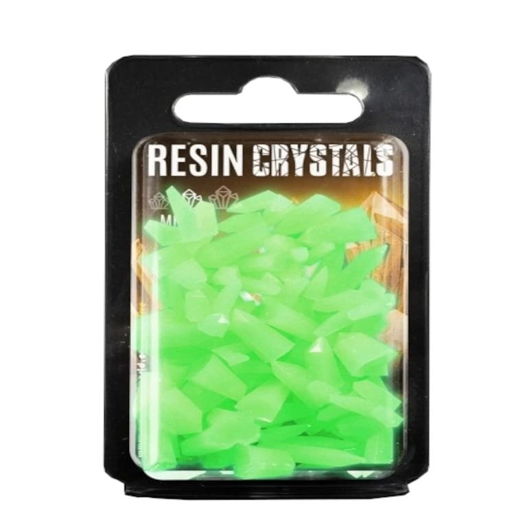 Green Stuff World for Models & Miniatures - Green Glow Resin Crystals - Medium 10392, GSWD-10392