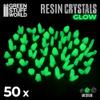 Green Stuff World for Models & Miniatures - Green Glow Resin Crystals - Medium 10392, GSWD-10392 view 3