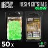 Green Stuff World for Models & Miniatures - Green Glow Resin Crystals - Medium 10392, GSWD-10392 view 4