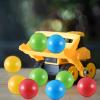 Civaner 12 Pieces Multi Colored Plastic Replacement Balls Small Bulldozer Popper Toy Balls 1.75 Inch Soft Crush Proof Air Filled Ocean Ball for Toddlers (Classic) view 4