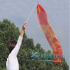 Winged Sirenny Youth Silk Ribbon Dancer Wand, Church Worship & Praise Adoration Dance Flag Banner, Juggling Play Silk Streamer with Rods (71" Flame) view 3