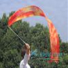 Winged Sirenny Youth Silk Ribbon Dancer Wand, Church Worship & Praise Adoration Dance Flag Banner, Juggling Play Silk Streamer with Rods (71" Flame) view 4