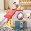 HABA Sensory Play Cube Farmyard - Infant Toys for Tummy Time and Best Toys for Baby Development for 6 Months+ with Rattle, Crinkle Sounds and Tactile Effects view 4
