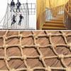 Decor Climbing Net Kids Railing Safety Nets Cargo Rope Ladder Truck Trailer Heavy Duty Netting Balcony Fence Stair Protection Fence Birds Mesh (Size : 4 * 6m(13 * 20ft)) view 4