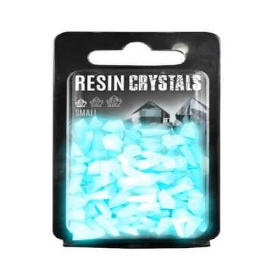 Green Stuff World for Models and Miniatures Aqua Turquoise Glow Resin Crystals Small 10386