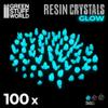 Green Stuff World for Models and Miniatures  Aqua Turquoise Glow Resin Crystals  Small 10386 view 3