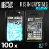 Green Stuff World for Models and Miniatures  Aqua Turquoise Glow Resin Crystals  Small 10386 view 4
