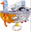 HABA - First Toy - Raccoon Sailor - 6 Months and Up - 306382 view 4