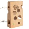 Extasticks Montessori Wooden Cheese Lacing and Threading Activity Toy: Early Educational Fun for Babies, Toddlers, Boys, and Girls view 1