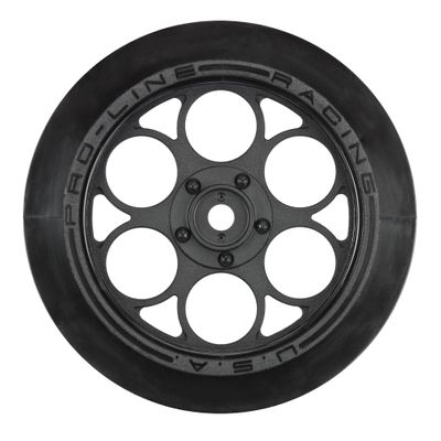 Pro-Line Racing Showtime Front Runner 2.2/2.7 Blk FRNT Drag Whls PRO280303 RC Tire