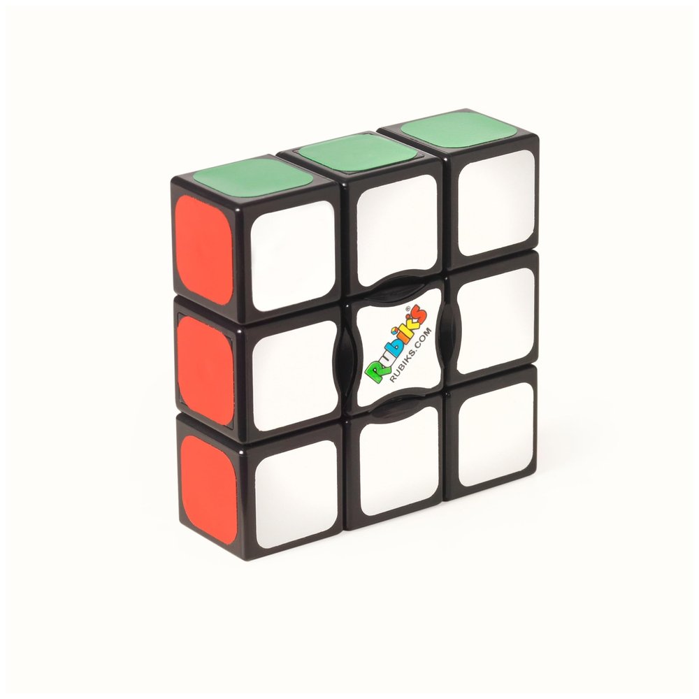 Rubiks Cube, Edge, 3x3x1 Cube for Beginners, Single Layer Puzzle Problem-Solving STEM Toy, Problem-Solving Brain Teaser, Classic Color-Matching Puzzle, Fidget Toy for Ages 8 & Up