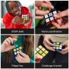 Rubiks Cube, Edge, 3x3x1 Cube for Beginners, Single Layer Puzzle Problem-Solving STEM Toy, Problem-Solving Brain Teaser, Classic Color-Matching Puzzle, Fidget Toy for Ages 8 & Up view 4