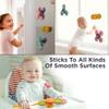 KayLe Spinning Top Sensory Toys for Toddlers - Suction Cup Baby Sensory Toy with Rattle - Bath Time & Playtime Fun -Ocean Animal Designs - Safe & Engaging Baby Toys view 4