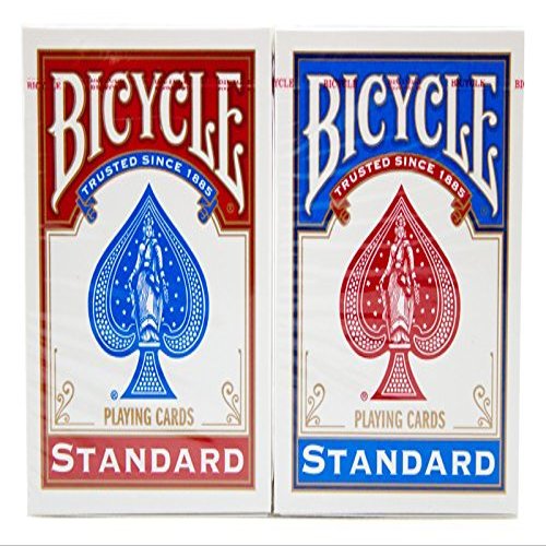 2 Deck Set of Bicycle Rider Back 808 Standard Playing Cards - Includes Bonus Cut Card!