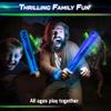 Starlux Games Glow Battle - Family Pack: A Thrilling, Glowing Sword Game | 2-8 Players, Age 8+ | Family Games for Kids & Adults | Tween Boys Gift Ideas | Outdoor Toys | Glow Games for Kids 8-12 view 2