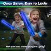 Starlux Games Glow Battle - Family Pack: A Thrilling, Glowing Sword Game | 2-8 Players, Age 8+ | Family Games for Kids & Adults | Tween Boys Gift Ideas | Outdoor Toys | Glow Games for Kids 8-12 view 3