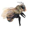 Folkmanis Mini Bee Finger Puppet,Black; Orange-Yellow view 2