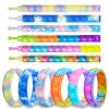 12 Pcs Pop Bracelet Bubble Fidget Sensory Toys for Party Favors, Pop Keychain Bulk for Classroom Prizes, Easter Egg Basket Stuffers Christmas Valentine Gifts for Kids Students view 1