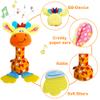 HUADADA Baby Soft Rattles Shaker, Infant Developmental Hand Grip Toys, Sensory Learning Toys with Teether, Sounds for Baby, 3-6-9-12 Months Old view 3