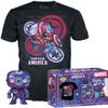 Captain america Marvel Patriotic Age (Art Series) - Pop! & Tee Men's Funko Pop! Standard M view 1