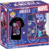 Captain america Marvel Patriotic Age (Art Series) - Pop! & Tee Men's Funko Pop! Standard M view 2