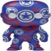 Captain america Marvel Patriotic Age (Art Series) - Pop! & Tee Men's Funko Pop! Standard M view 3