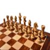 The Chess Empire- Henri Chavet Series B210 Reproduction Chess Pieces Boxwood & Padauk 3.625" Weighted Wood Chess Set Pieces only view 4
