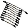NHX Stainless Steel Curved Links Set 10pcs/Set : SCX10 II view 1
