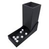 EnderToys DND Dice Tower and Tray (Collapsible) - Black Dice Tray view 2